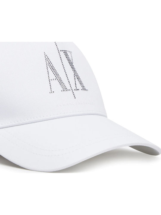 Дамска бейзболна шапка Armani Exchange бяла Xw000957-af13846-u0002
