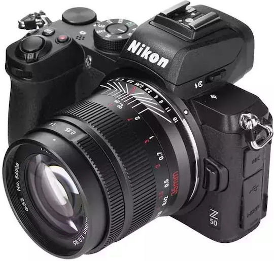 7artisans Crop Camera Lens 35mm f/0.95 Photoelectric Steady for Nikon Z Mount Black