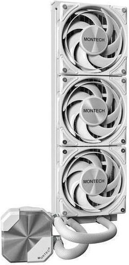 Montech HyperFlow Silent 360 Охлаждане AIO CPU с 3 Вентилатора 120mm Бял