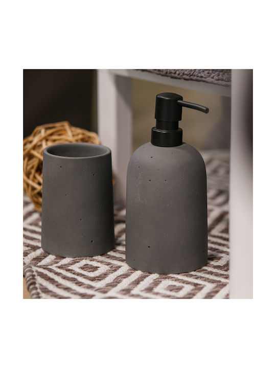 Dimitracas Gemini Ceramic Cup Holder Countertop Grey