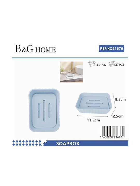 502033 Soap Dish Plastic Blue
