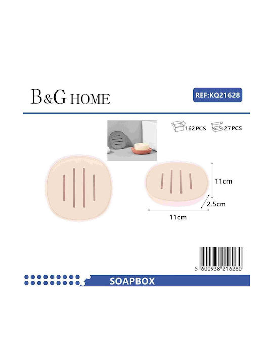 502081 Soap Dish Plastic Pink