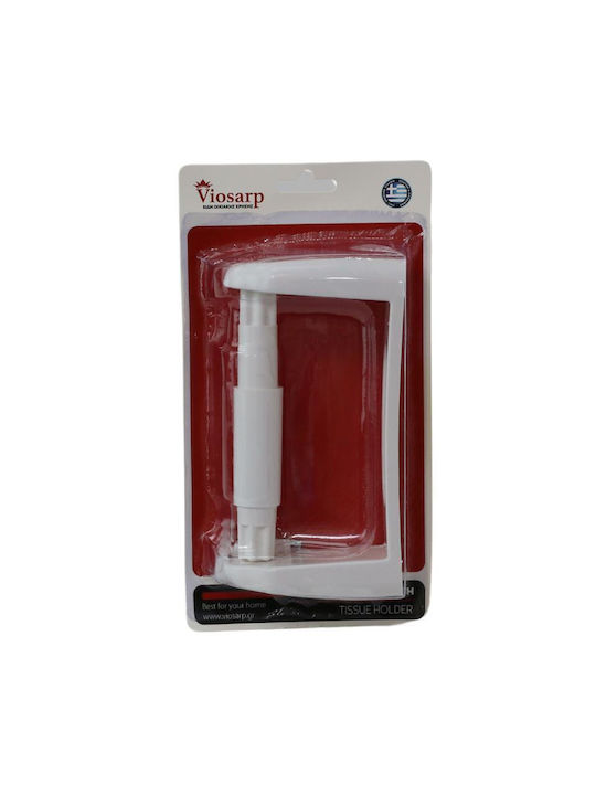 Viosarp No236 Suport De Hârtie Montat Pe Perete Din Plastic Alb