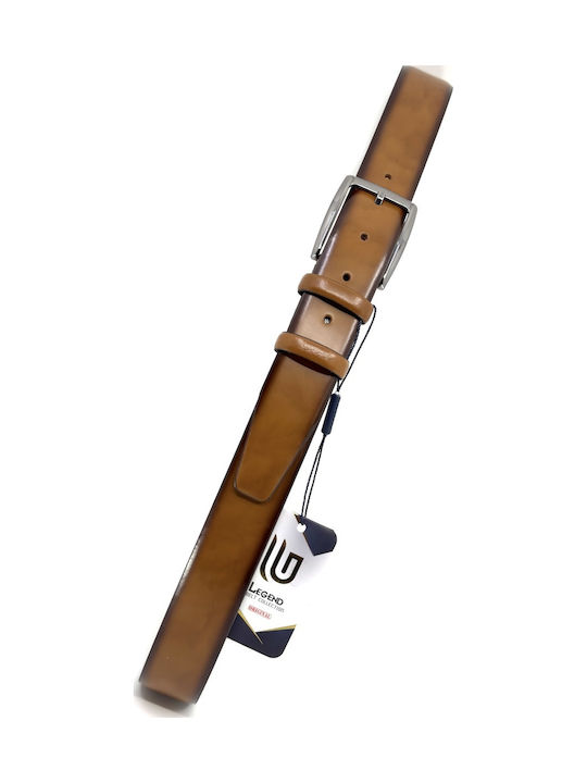 Men's Belt Leather White