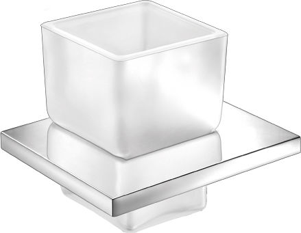 Sanco Minimal Wandmontiert Getränkehalter Metallisch Silber