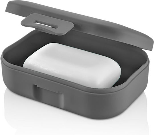 Qlux Seifenschale Kunststoff Gray