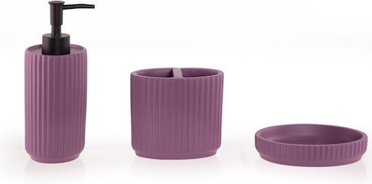 Nef-Nef Homeware Venice Tabletop Soap Dish Plastic Purple