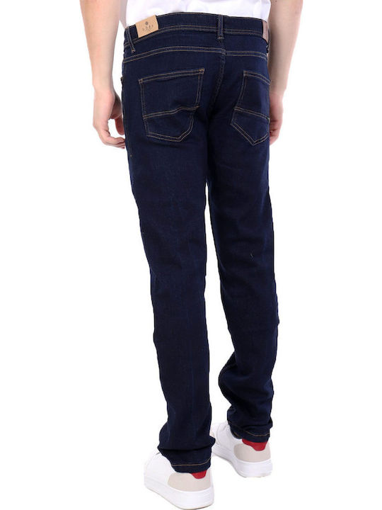 Men's Jeans Pants with Relaxed Fit Blue