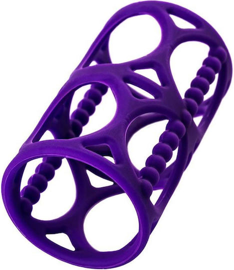 Силиконов пенис удължител A-toys лилав 7.5 см