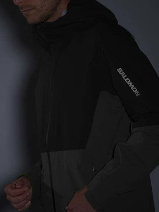 Jacke Wasserdicht Black
