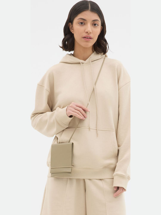 Sweatshirt mit Kapuze Beige