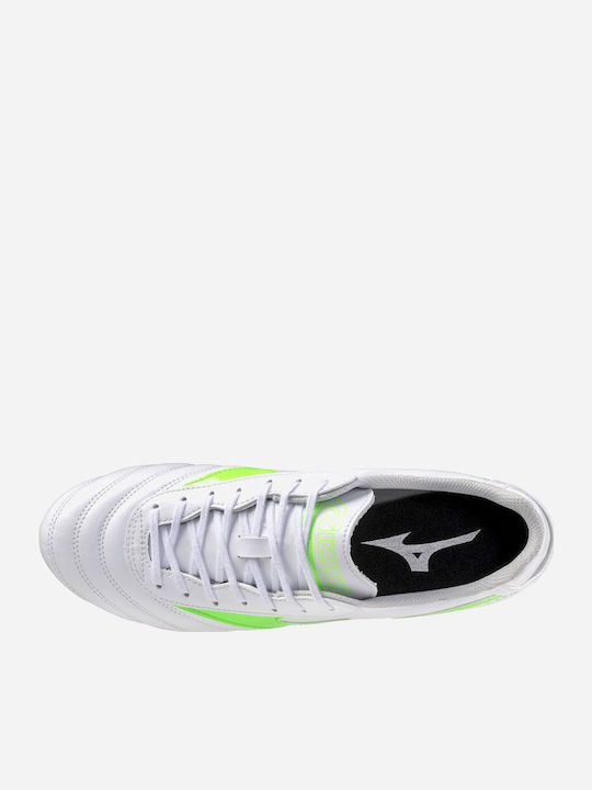 Mizuno Morelia Ii Club Ποδοσφαιρικά Παπούτσια με Τάπες Λευκά