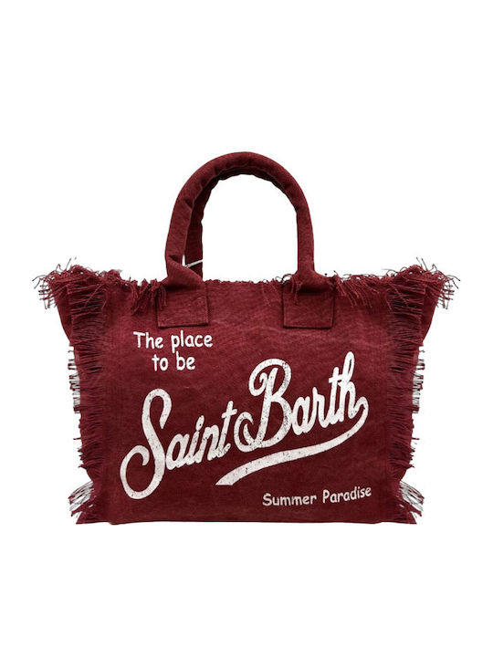 MC2 Vanity Beach Bag From Canvas Bordeaux