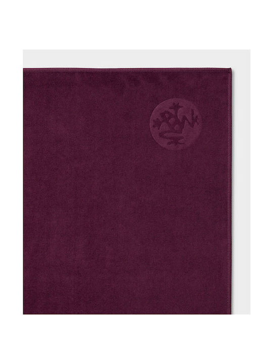 Manduka Πετσέτα Στρώματος Equa Yoga Towel Acai 183 X 67 Cm 400 G