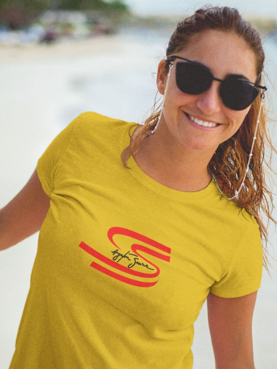 Senna W T-shirt Gold