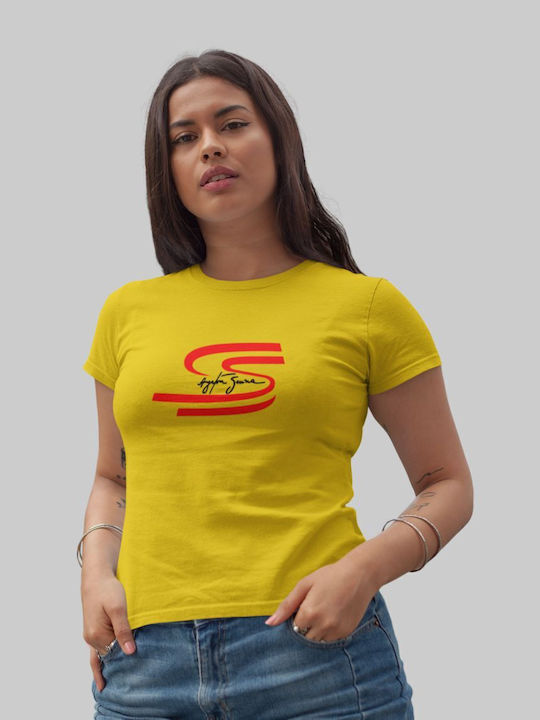 Senna W T-shirt Kelly Green