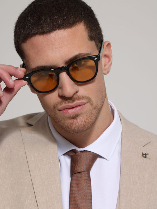 Men's Summer Suit with Vest Beige