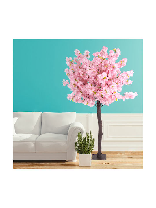 Arbore Artificial de Exterior Cireșe Roz 160cm GloboStar