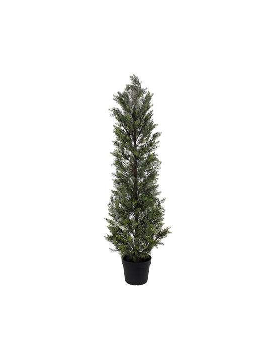 Artificial Plant in Pot Lemon Cypress Yellow 180cm GloboStar