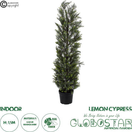 Artificial Potted Plant Yellow 150cm GloboStar
