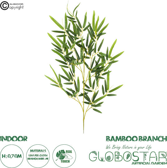Künstlicher dekorativer Zweig Bamboo 70cm GloboStar