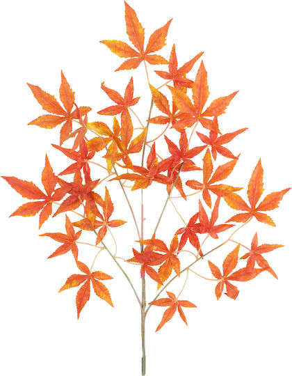 Ramură Decorativă Artificială Arțar Orange 60cm GloboStar