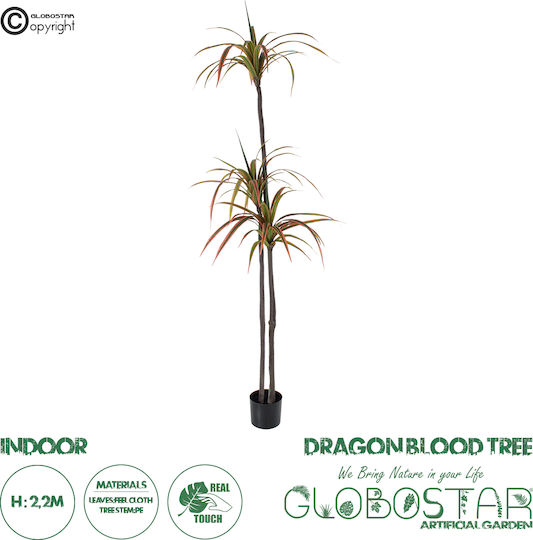 Arbore Artificial de Exterior Dracaena Green 220cm GloboStar