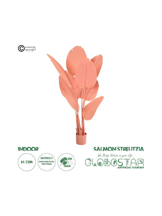 Artificial Plant in Pot Red 120cm GloboStar