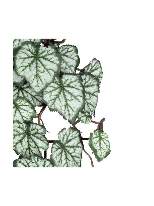 Decorative Artificial Plant Begonia Green 45cm in Box GloboStar