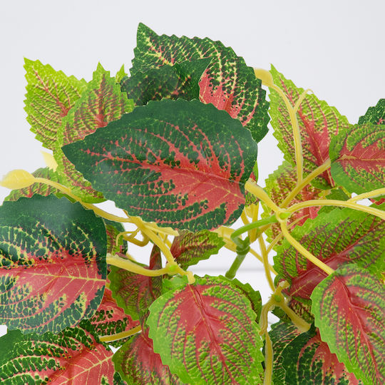 Artificial Decorative Branch Ivy Green - Red 28cm GloboStar