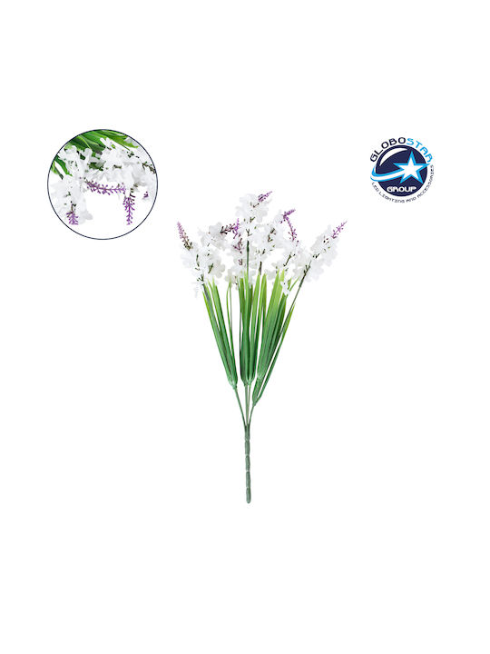 Bouquet of Artificial Flowers Lavender White 30cm in Box GloboStar