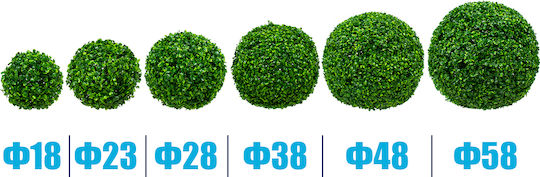 Artificial Bush Buxus (Common box) Green 18cm GloboStar