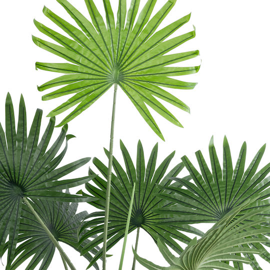 Globostar Künstliche Garten Serenoa Palme Pflanze 20971 Dekorative Palme Pflanze Serenoa Φ60 X H140cm