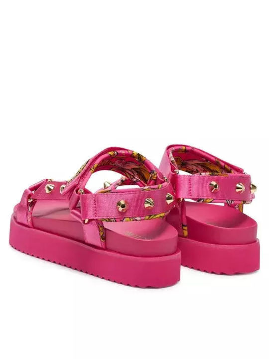 Women's Flat Sandals Fuchsia