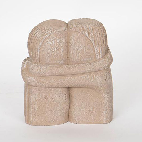 Dekorative Statuetten aus Beton 18x11x19.5cm 2Stück