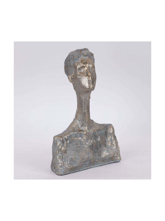 Sculptură Decorativă de Masă Umană Gri 19x10x30cm 14075 752-27208