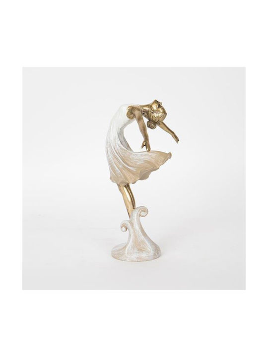 Decorative Figure Ballerina White 18x10x23.5cm 13981 752-27105