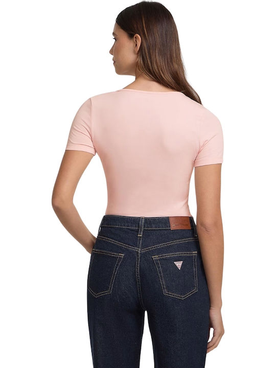 Guess Jeans Κορμάκι W5gp25j1314-g6r4 Pink