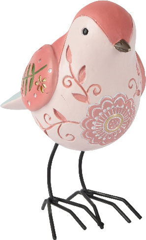 Beauty Home Dekorativ Vogel aus Polyresin 7x14x14cm 1Stück
