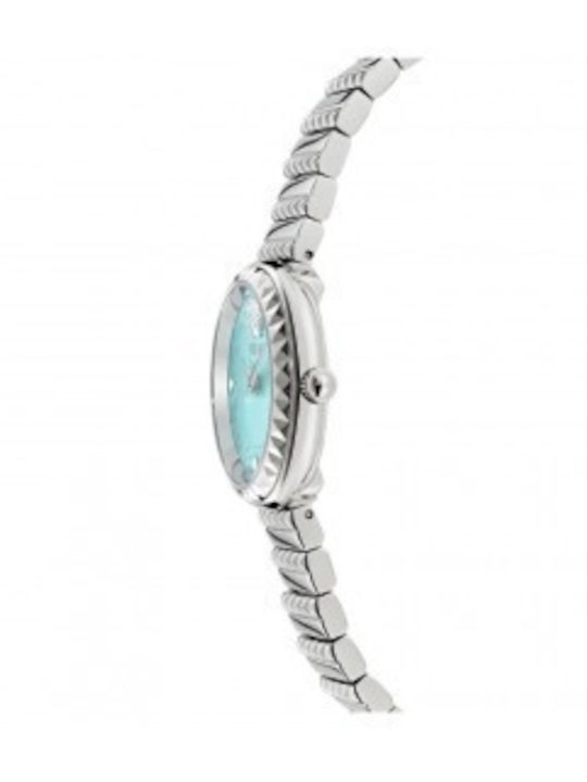 Versace Greca Goddess Women's Watch 28mm Battery with Silver Stainless Steel Bracelet