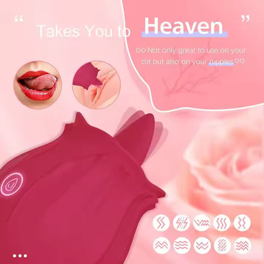 La Lolita Amsterdam Love Blooms Κλειτοριδικός Δονητής Κόκκινος