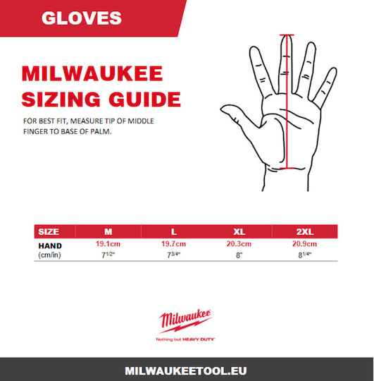 Milwaukee Gloves for Work Polyurethane 12pcs