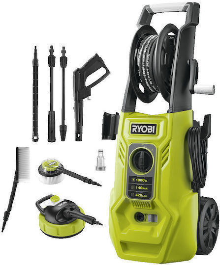 Ryobi Πλυστικό Ρεύματος 1800W με Πίεση 140bar