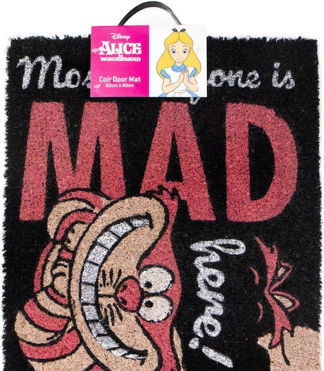 Pyramid International Πατάκι Εισόδου Alice In Wonderland Ροζ 40x60εκ.