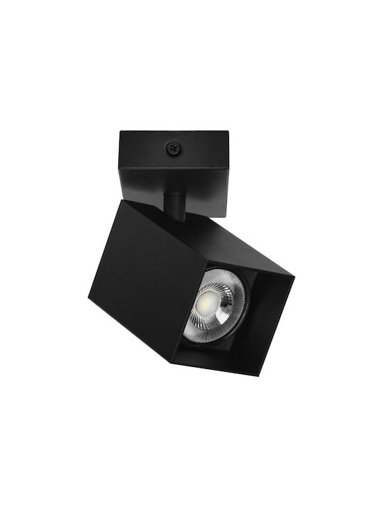 Orno Single Spot with Socket GU10 in Black Color