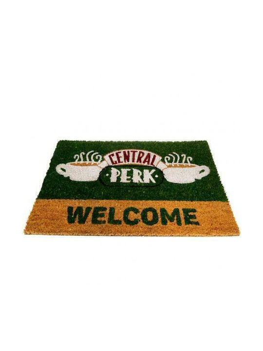 Pyramid International Πατάκι Εισόδου από Κοκοφοίνικα Friends: Central Perk Welcome Πράσινο 40x60εκ.