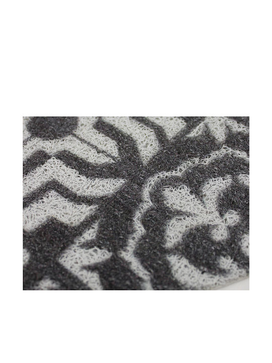 Douceur d'Intérieur Entrance Mat Anti-slip L-c Lisbonne Gray 45x75cm