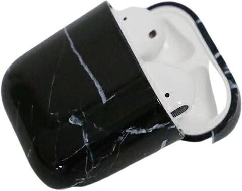 Suport cu cârlig în culoarea Negru pentru Apple AirPods 1 / AirPods 2