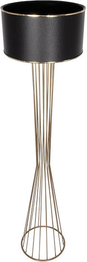 GloboStar Nova Stehleuchte H155xB38cm. mit Fassung für Lampe E27 Gold