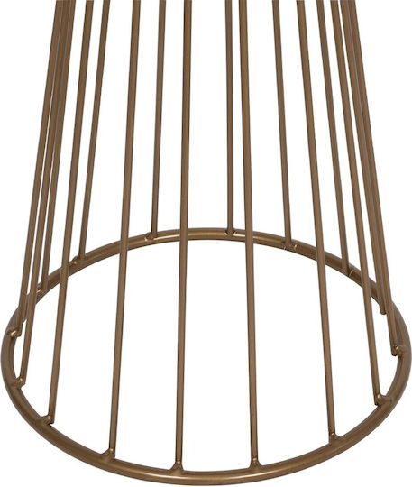 GloboStar Nova Stehleuchte H155xB38cm. mit Fassung für Lampe E27 Gold